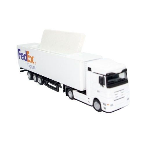 Camion de fret en alliage avec porte-cartes 