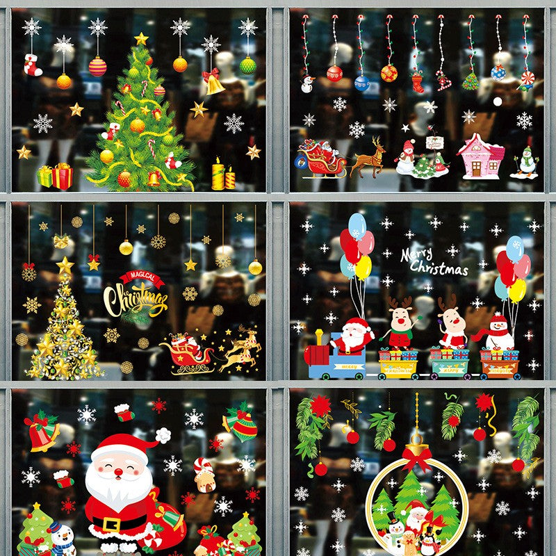 Autocollant de Noël pour vitres 
