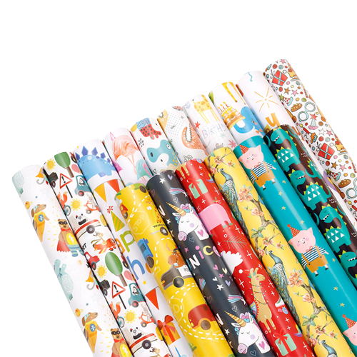 Papier d'emballage cadeau de 12 pouces 