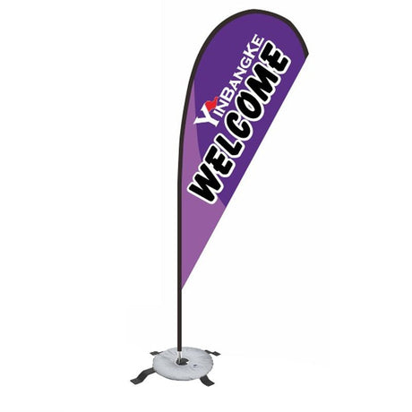 5.5m P Shape Feather Flag - Yorkn Inc✅