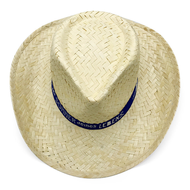 Chapeau de paille en papier tissé à la main 