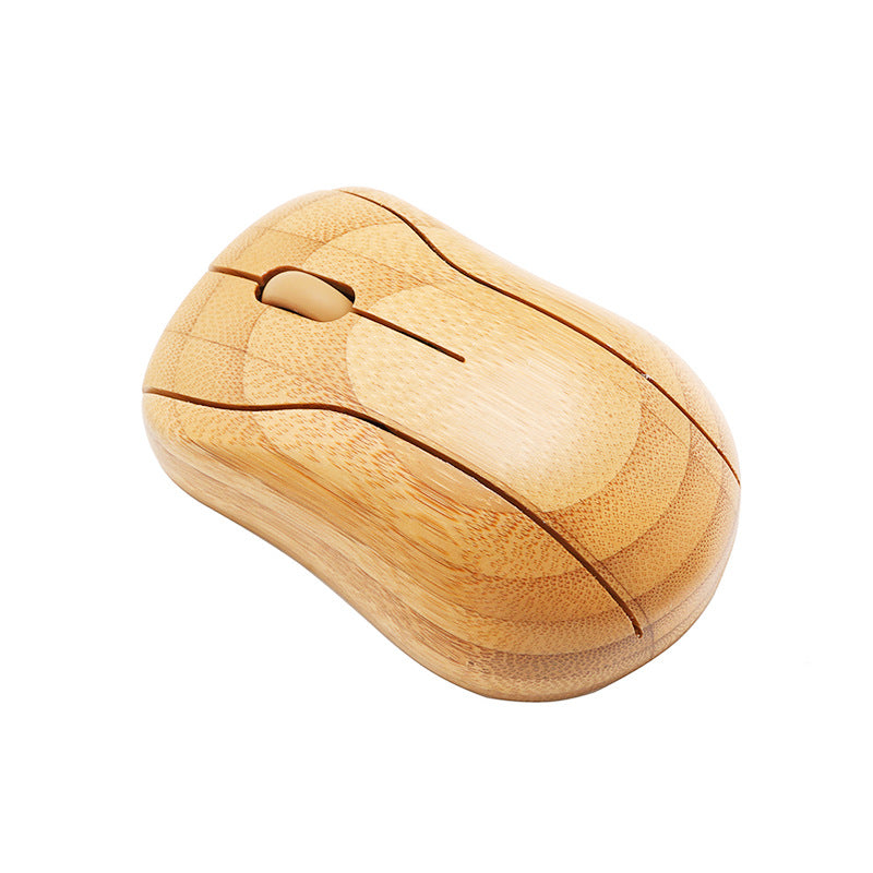Souris sans fil en bambou 2,4 g 