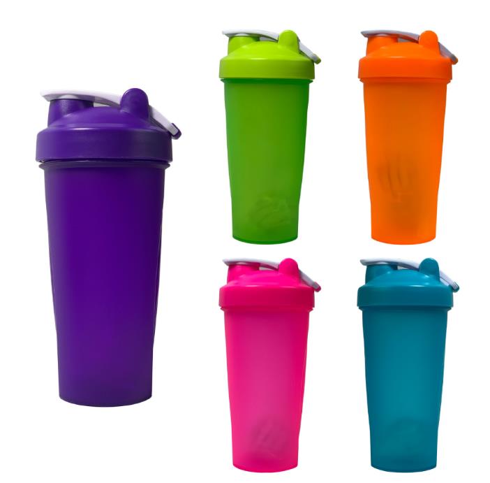 Shaker à protéines avec fouet métallique 