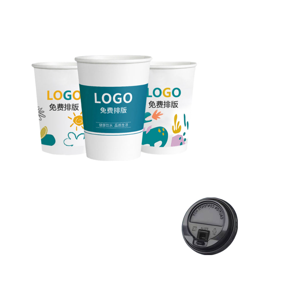 Tasse à café jetable de 12 oz 