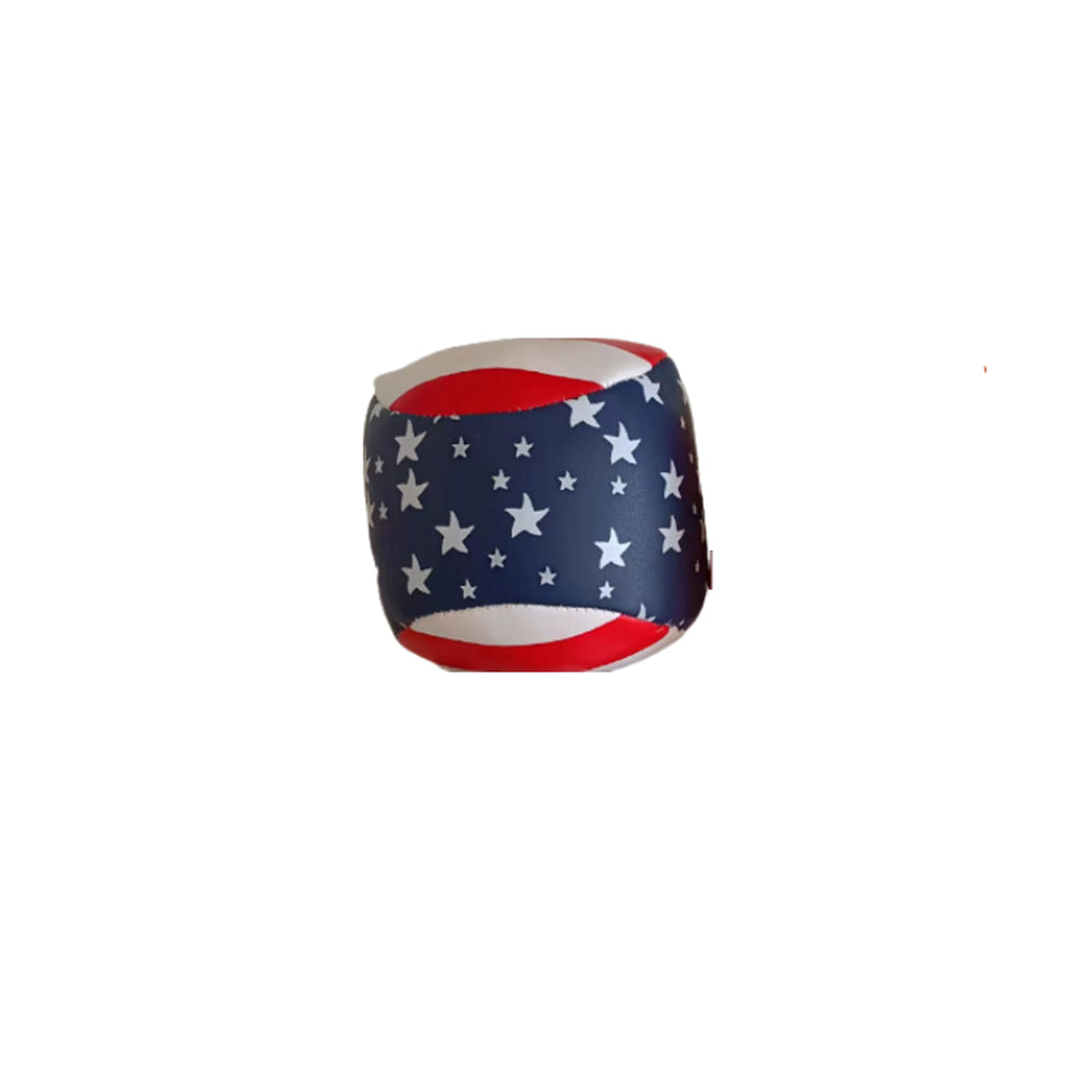 Kickball avec le drapeau américain 