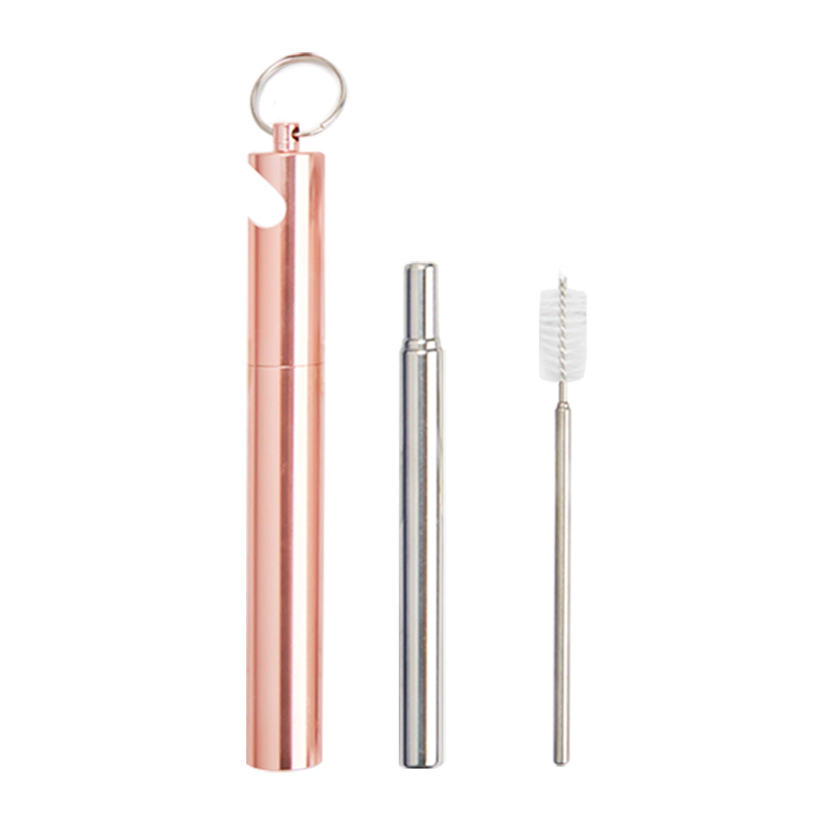 Bottle Opener With Straw