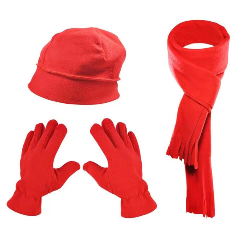 Ensemble bonnet, gants et écharpe d'hiver pour enfants 