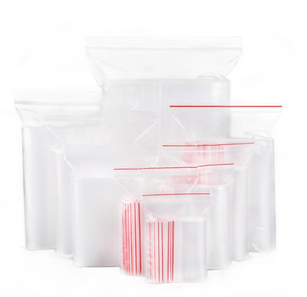 Sac en plastique refermable avec fermeture éclair 