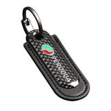 Carbon Fiber Metal Keychain