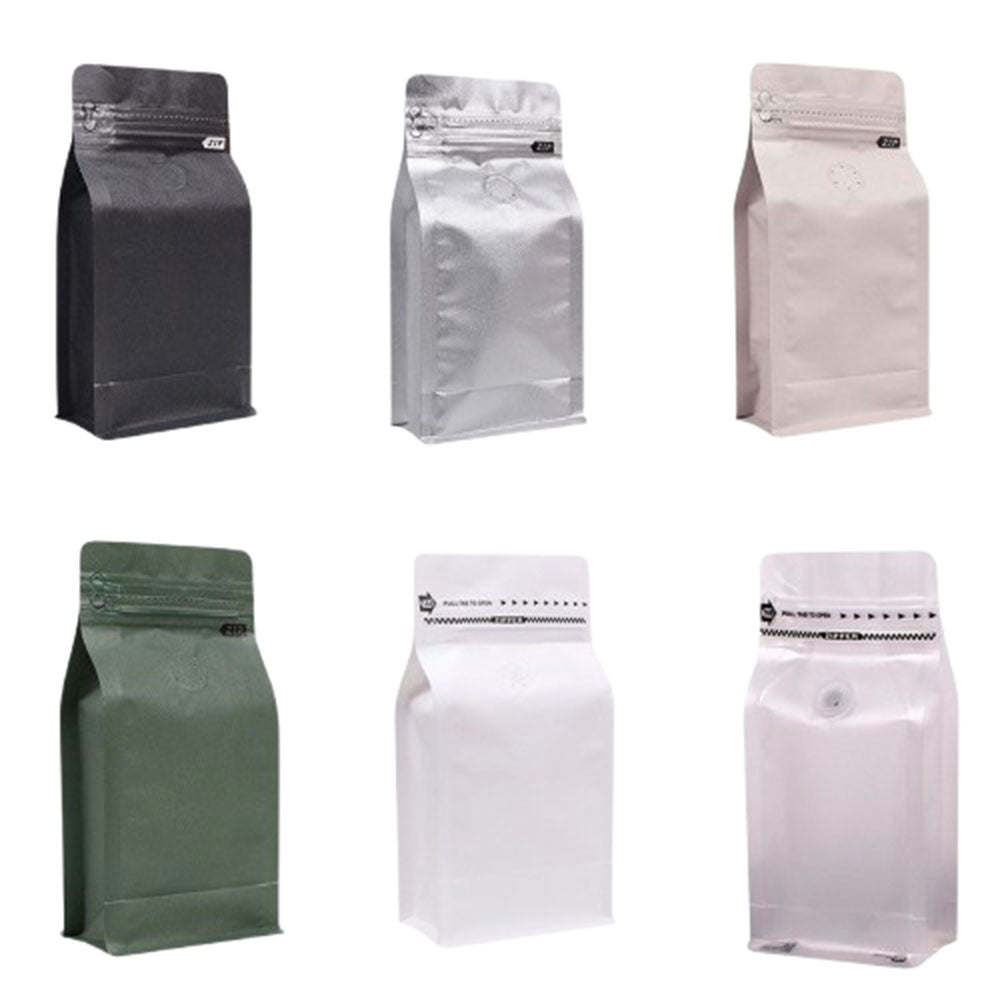 1/4lbs Flat Bottom Coffee Bag With Valve