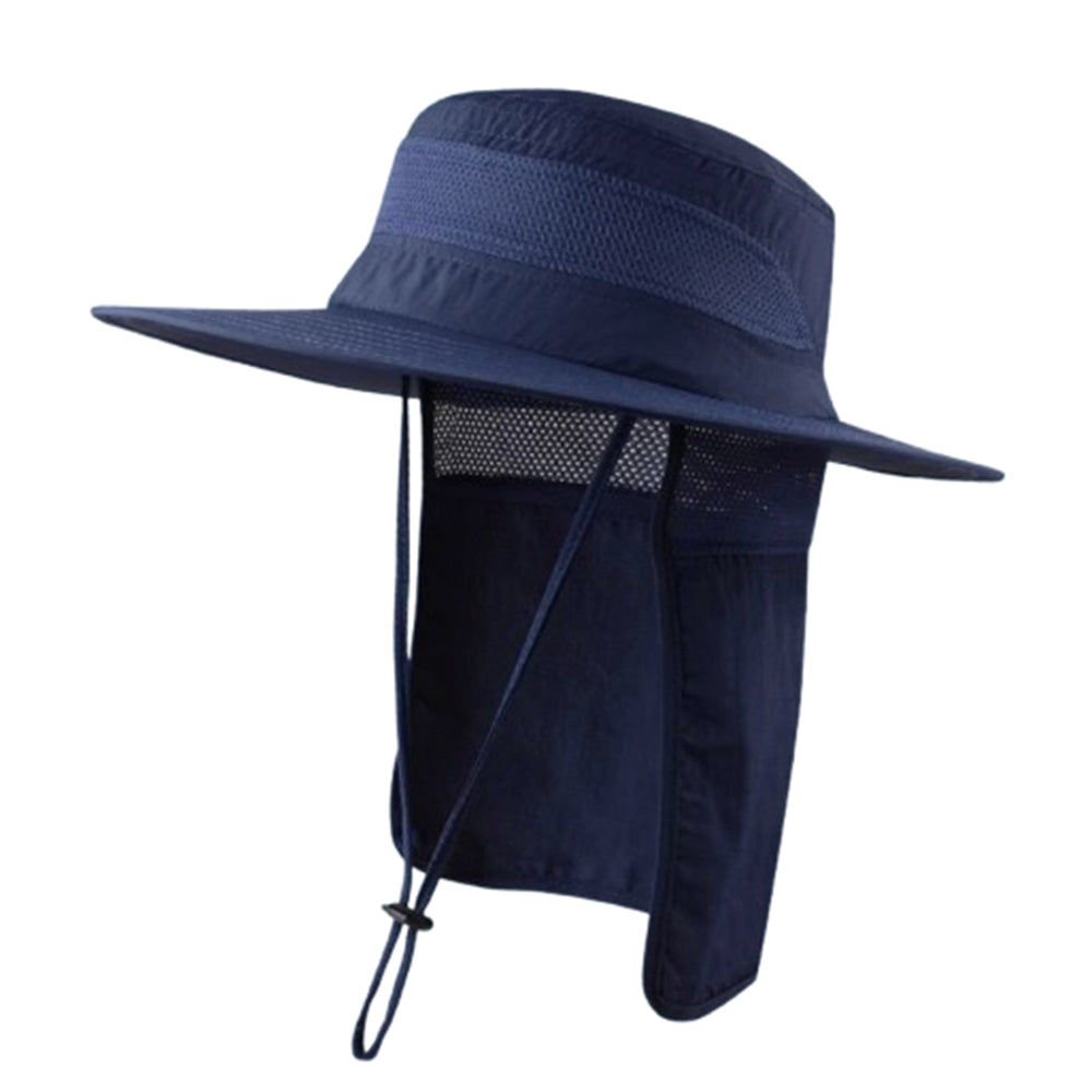 Chapeau avec rabat de cou 