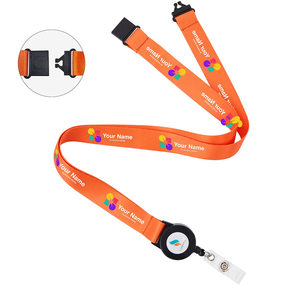 Lanyard Badge W/safety Breakaway