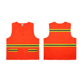 Gilet de travail à bandes haute visibilité 