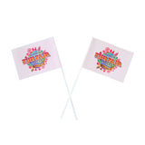 Drapeau en papier à agiter à la main 