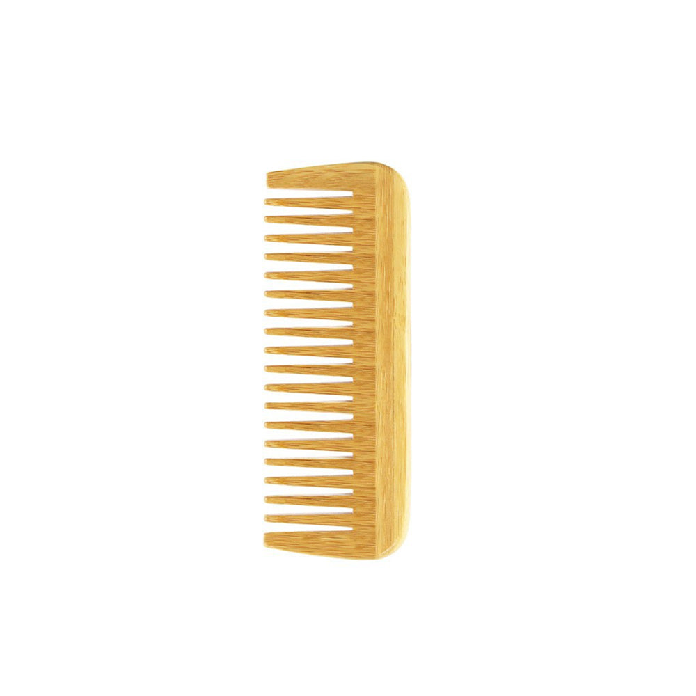 Wooden Hair Comb With Pu Sleeve