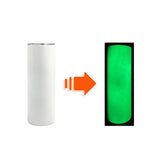 20oz Glow-in-the-dark Stainless Steel Straight Tumbler