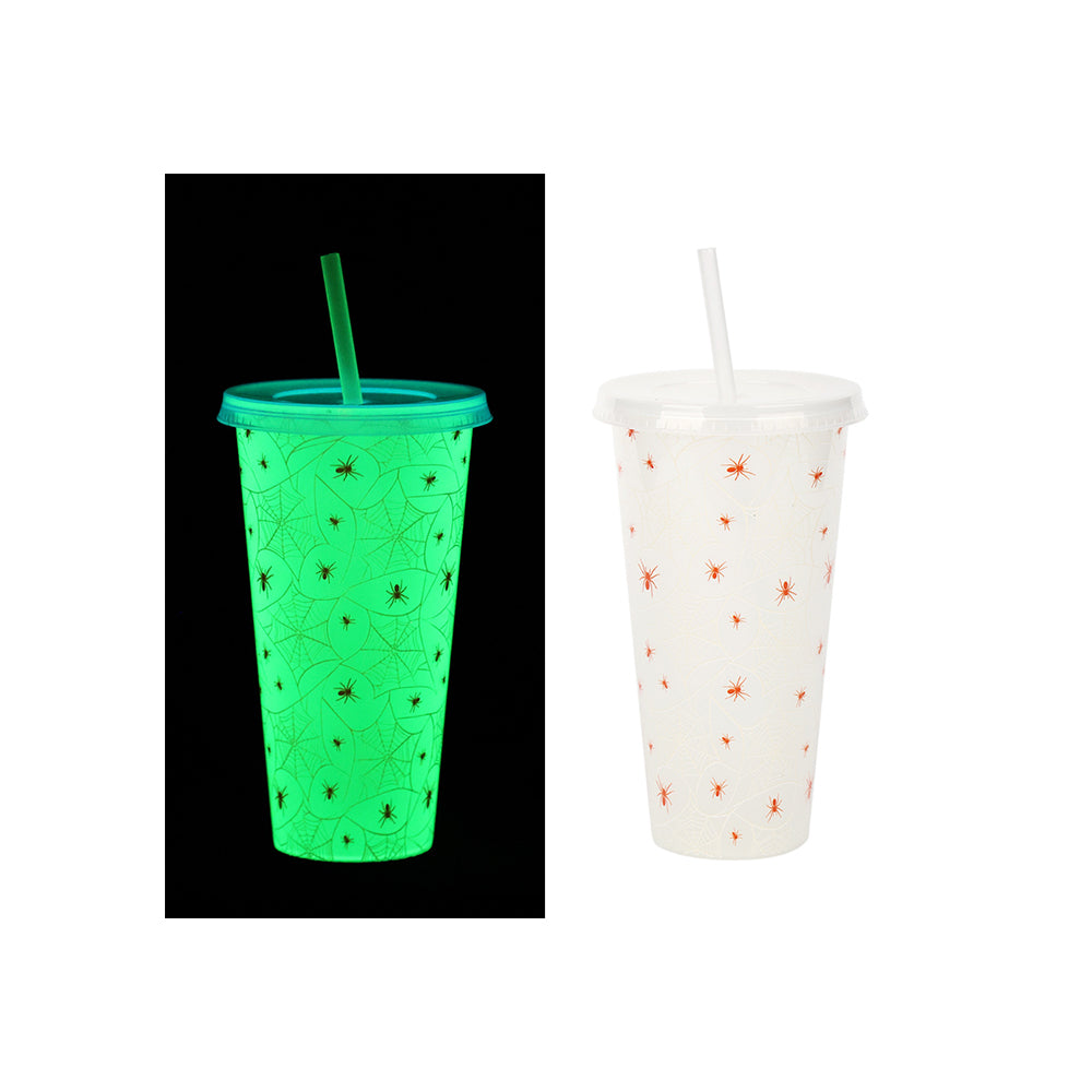 720ml Reusable Glow Cup With Straw