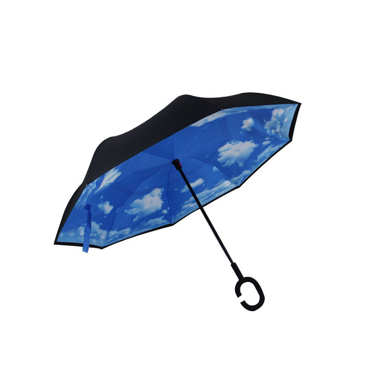 The Blue Sky & Clouds Inverted Umbrella