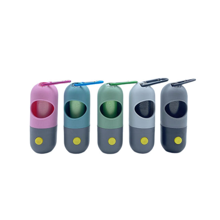 Sacs à déjections canines avec lampe torche LED 