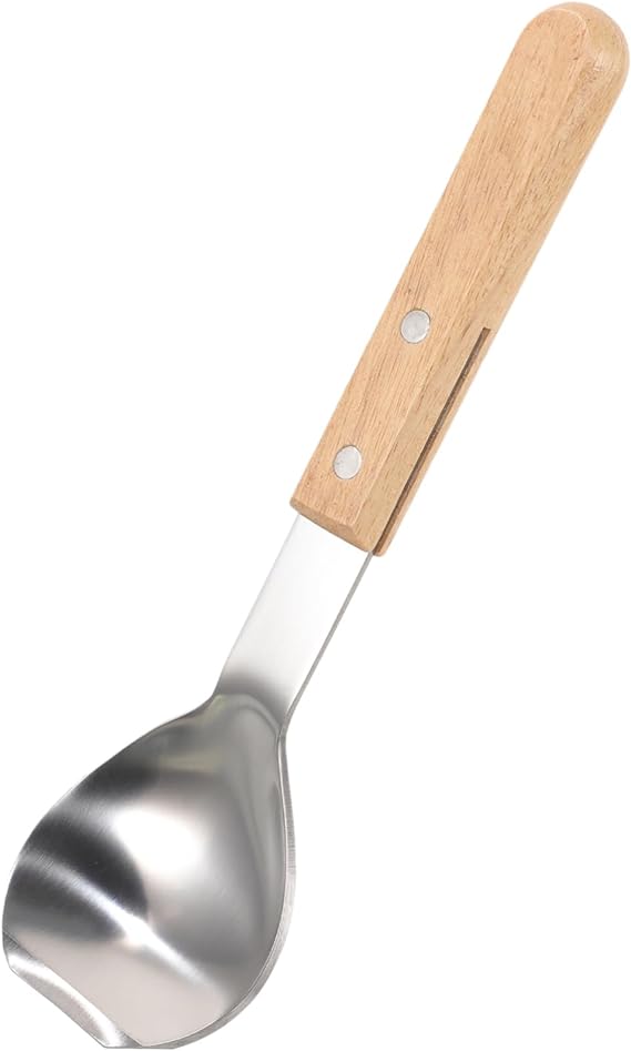 Cuillère à glace avec manche en bois 