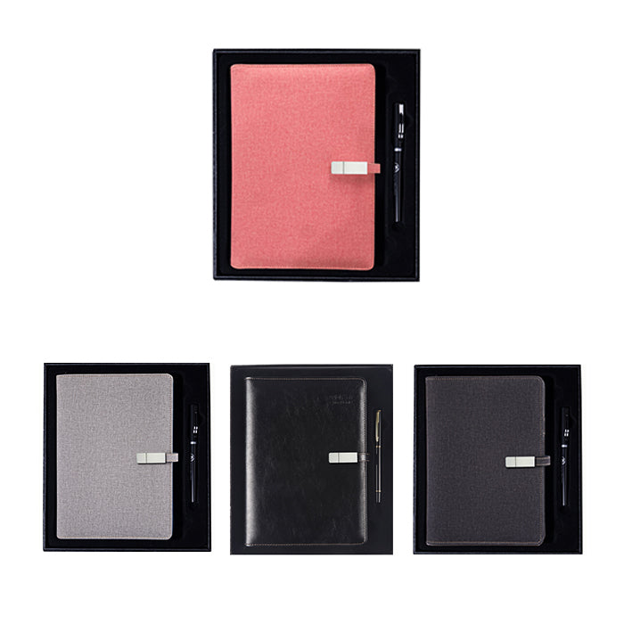 Carnet de notes avec port USB et chargeur 