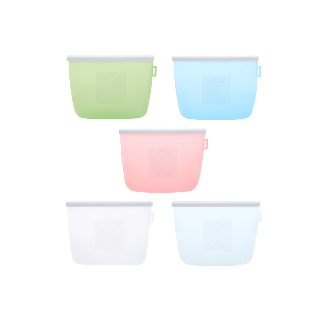 Sac de rangement en silicone 