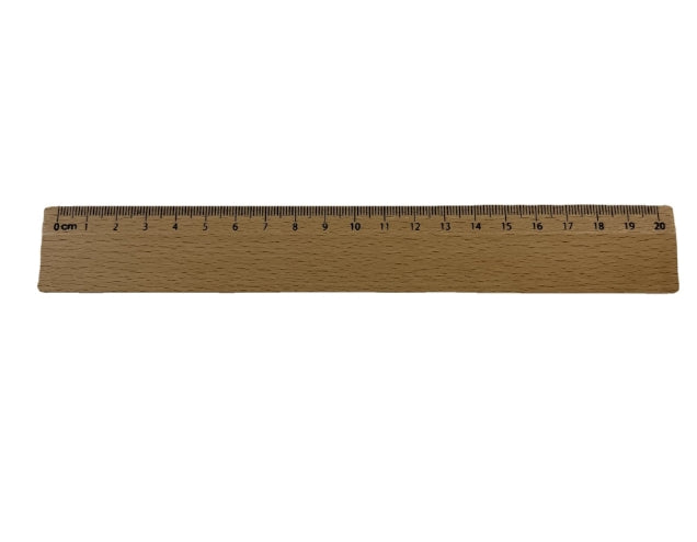 Règle de mesure en bois 