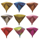 Ballon en aluminium en forme de diamant 4D 
