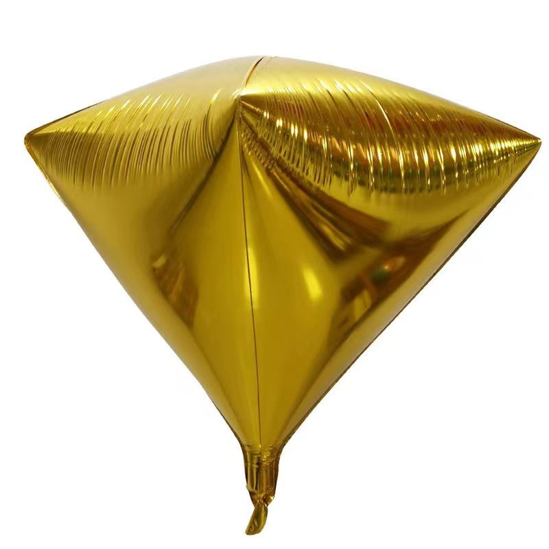 Ballon en aluminium en forme de diamant 4D 