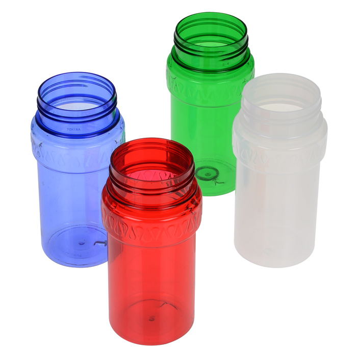 Gobelet à eau en plastique transparent pour animaux de compagnie 