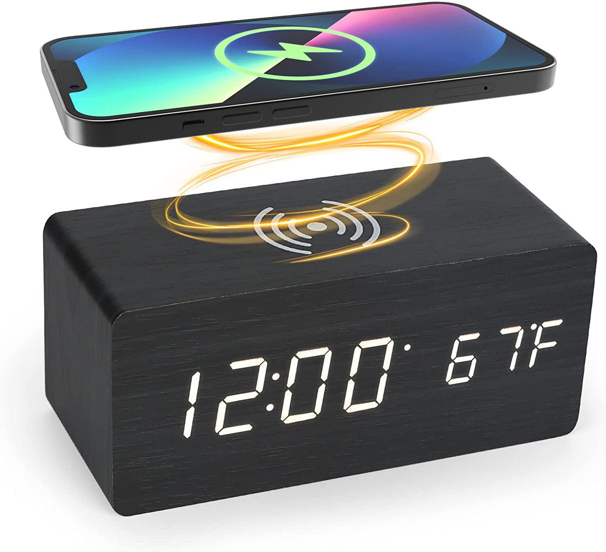 Horloge avec chargeur sans fil 