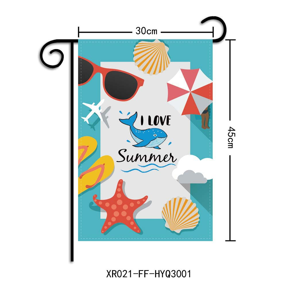 Drapeau de jardin couleur 30 x 45 cm 