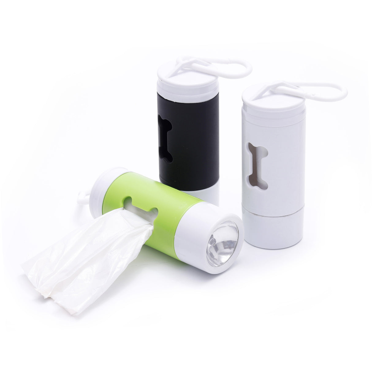 Distributeur de sacs pour animaux avec lumière 