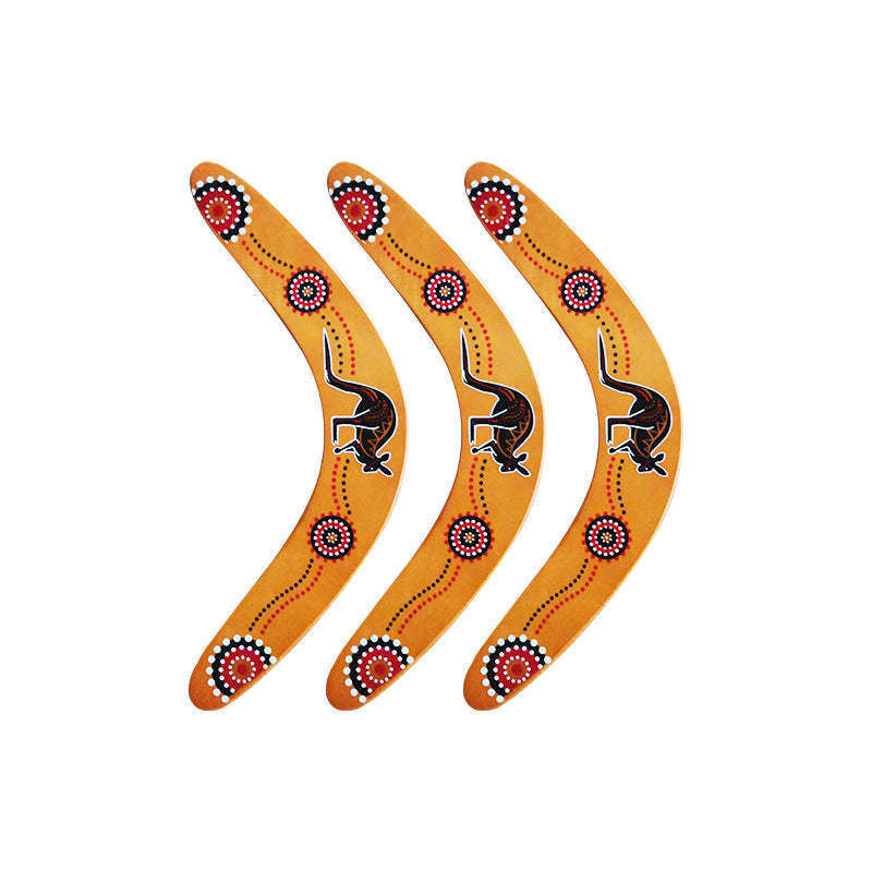 Boomerang kangourou en bois 