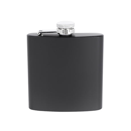 6 Oz Black Flask - Yorkn Inc✅