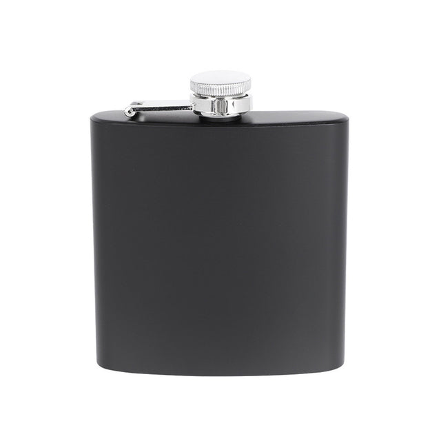 6 Oz Black Flask - Yorkn Inc✅