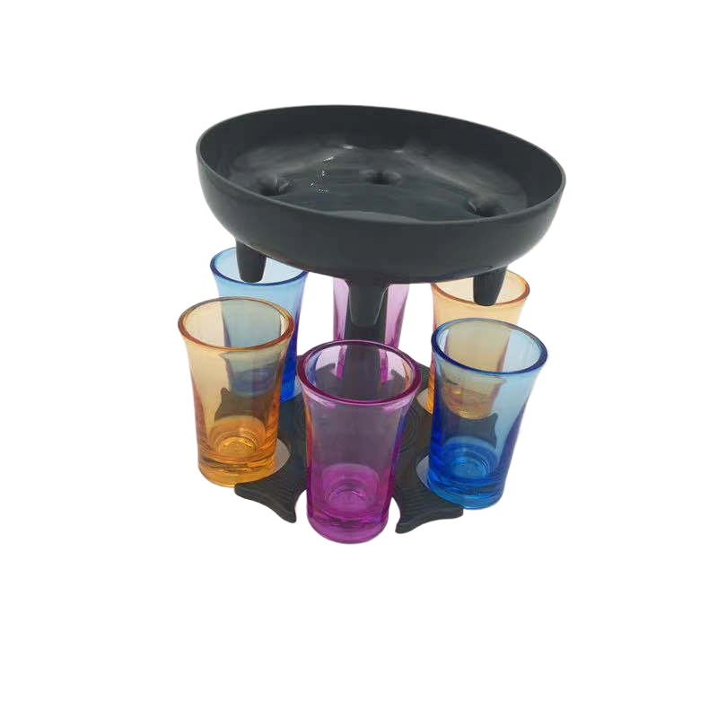 6 Shot Glass Dispenser And Holder - Yorkn Inc✅