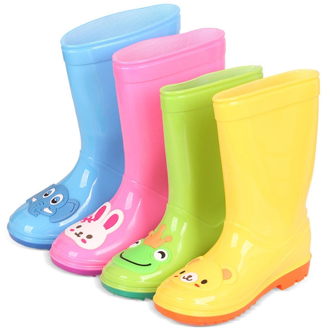 Chaussures de pluie de dessin animé 