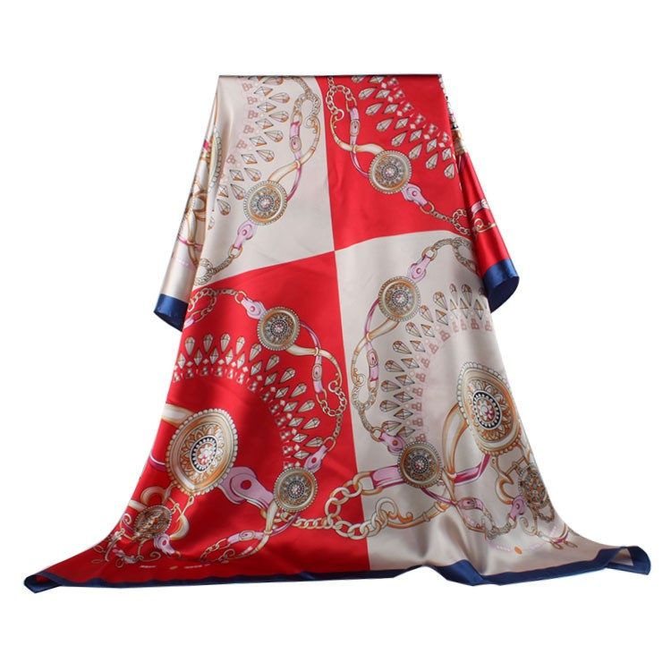 Foulard en imitation soie 