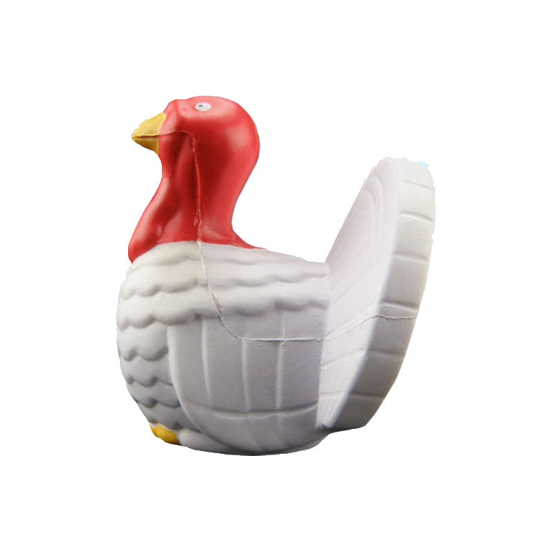 Balle anti-stress en forme de dinde 