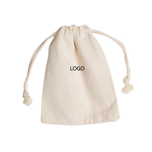 Sacs en coton avec cordon de serrage 