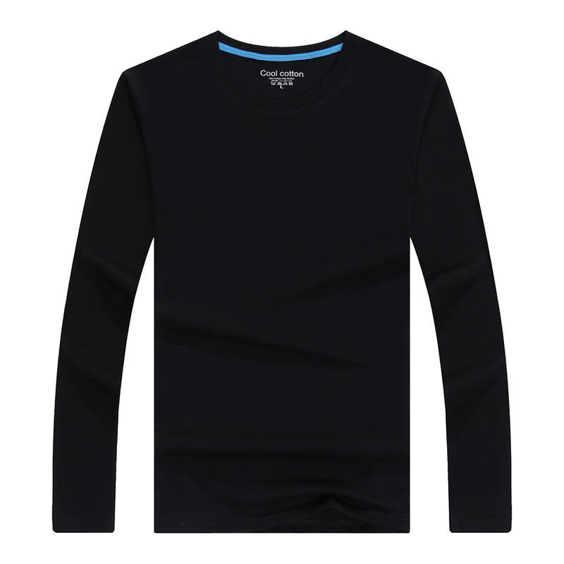 Long Sleeve Round Collar T-shirt For Kids