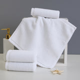 Serviette de sport en coton blanc 