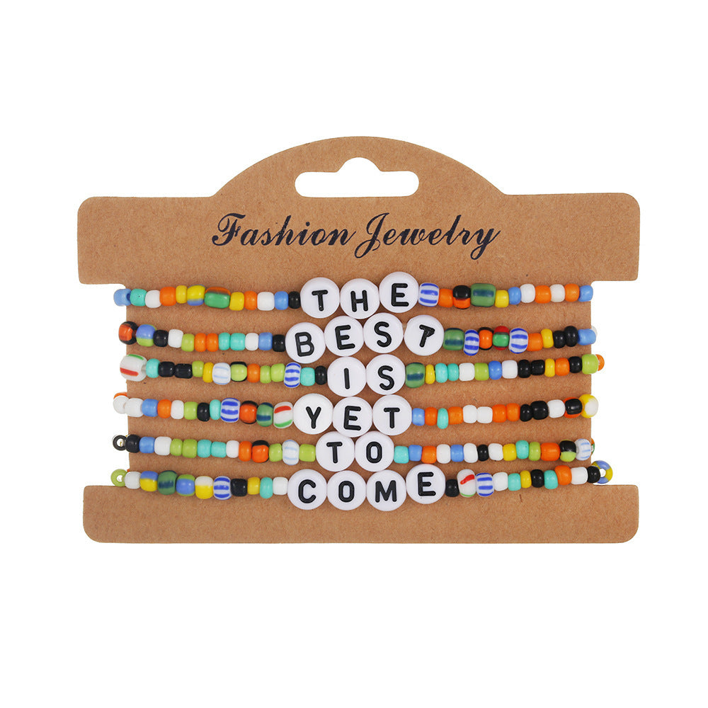 Ensemble de bracelets de perles