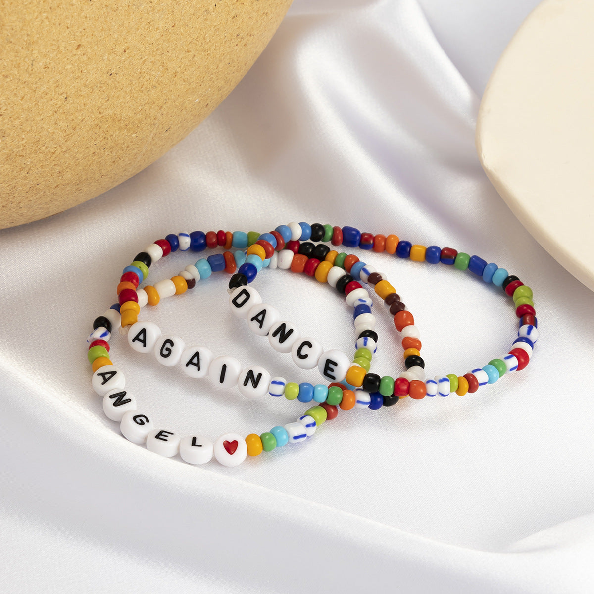 Bracelet 3 pièces avec carte arrière 