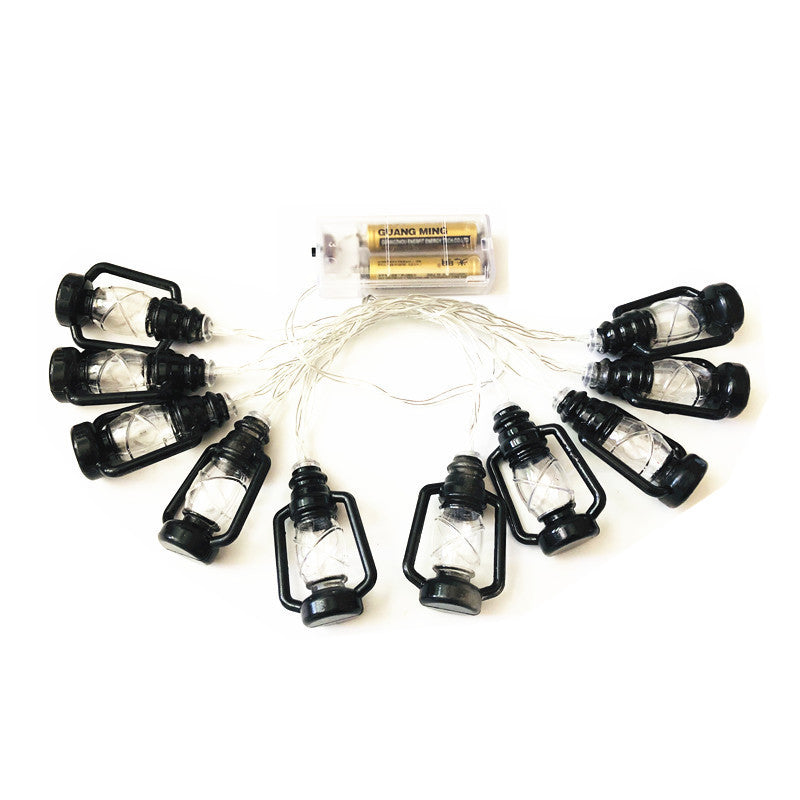 Usb/ Battery Kerosene Lamp String Light