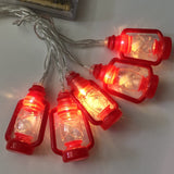 Usb/ Battery Kerosene Lamp String Light