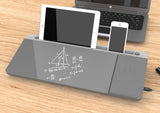 Tableau blanc de bureau avec chargeur sans fil 
