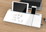 Tableau blanc de bureau avec chargeur sans fil 
