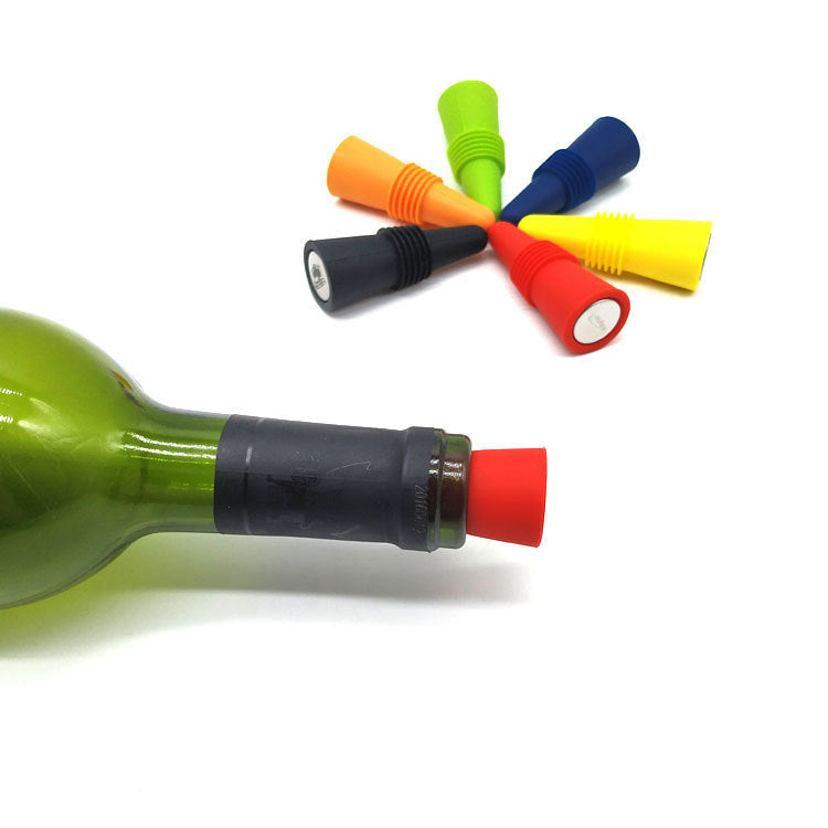 Bouchon de bouteille de vin en silicone 